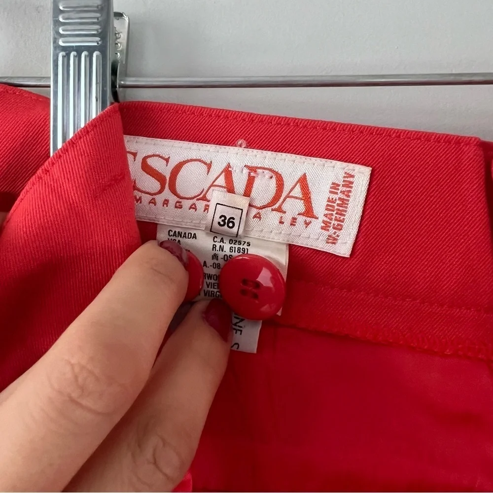 ESCADA PINK PEACH DOUBLE PLEATED PANT​​​